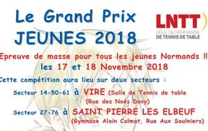 Grand Prix Jeunes 2018 à Vire - 17 Novembre 2018